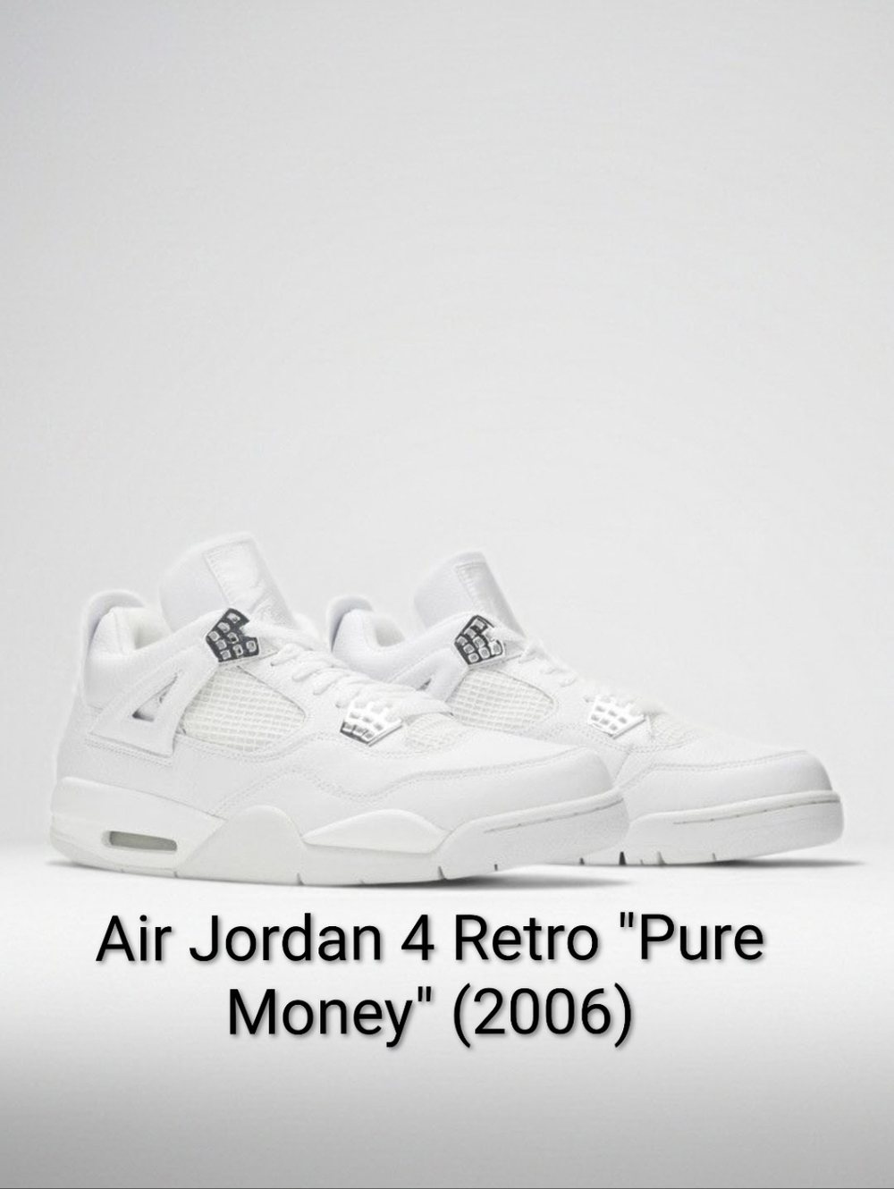 Air Jordan 4 Retro "Pure Money" (2006) Mens 12 EUC